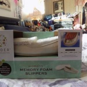 Order home collection womens memory foam slippers